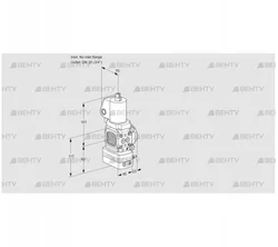 VAD1T-/20N/NQGL-100A (88033085) Газовый клапан с регулятором давления Kromschroder