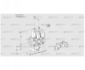 VCD1E25R/25R05D-25NWR/-2PP/PPPP (88106756) Регулятор давления Kromschroder