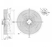 Осевой вентилятор ebmpapst S4E450AP0106