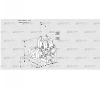 VCG2E40F/25R05NGEVWR3/PPPP/PPPP (88101859) Клапан с регулятором соотношения Kromschroder