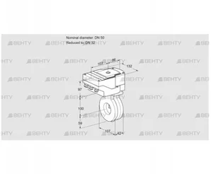 IBA50/32Z05/40A2DR10 (88302993) Дроссельная заслонка Kromschroder