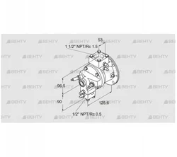 TJ28.0025-A1AMATNA9D2WSB0 (85401284) Газовая горелка Kromschroder