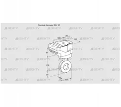 IBGF50Z05/20-60W3TR10 (88303450) Дроссельная заслонка Kromschroder