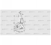 VAS8T100A05LKGRB/PP/PP (88206830) Газовый клапан Kromschroder