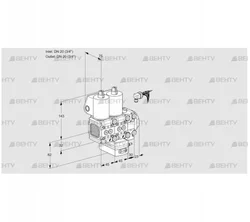 VCG1E20R/20R05FNGEVQL/PPPP/MMMM (88104839) Клапан с регулятором соотношения Kromschroder