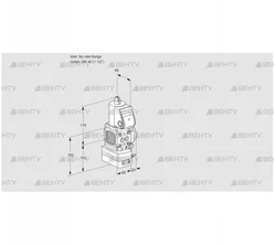 VAG2T-/40N/NQAA (88030208) Газовый клапан с регулятором соотношения Kromschroder