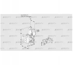 VAS350/-F/NW (88011977) Газовый клапан Kromschroder