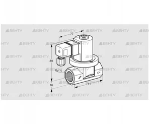 VGP 15R02W6 (85294101) Запорный газовый клапан Kromschroder