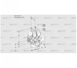 VCG2E25R/40F05FNGEWR3/PPPP/PPPP (88101622) Клапан с регулятором соотношения Kromschroder