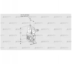 VAS3-/50R/NKGR (88027452) Газовый клапан Kromschroder