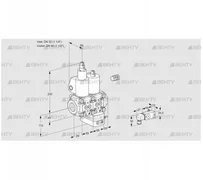 VCG2E32R/40R05LGEWL/MMMM/3--2 (88103290) Клапан с регулятором соотношения Kromschroder