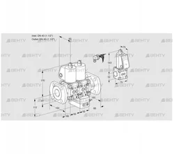 VCG2E40F/40F05NGEWL/PPZS/PPPP (88106354) Клапан с регулятором соотношения Kromschroder