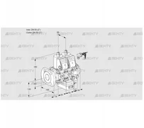 VCH3E50F/50R05NHEVWR/PPPP/PPPP (88107742) Клапан с регулятором расхода Kromschroder