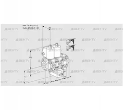 VCG2E40R/40R05NGEVWL6/PPPP/PPPP (88101064) Клапан с регулятором соотношения Kromschroder