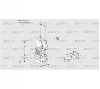 VAD1E20R/20R05FD-25WR/2-/PP (88107417) Газовый клапан с регулятором давления Kromschroder