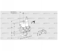 VCV2E25R/25R05VKLWL/PPPP/2-PP (88100499) Клапан с регулятором соотношения Kromschroder