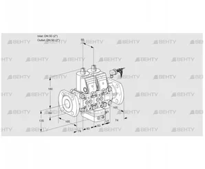 VCH3E50F/50F05NHEVWR/PPPP/PPPP (88107743) Клапан с регулятором расхода Kromschroder