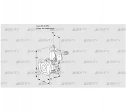 VAS350/-F/NW (88005593) Газовый клапан Kromschroder