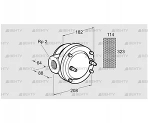 GFK 50R40-6 (81940200) Газовый фильтр Kromschroder