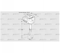 IBH80Z01A/20-07W2E (88301237) Дроссельная заслонка Kromschroder