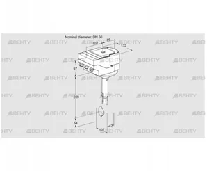 IBH50Z01A/20-30W3E (88300956) Дроссельная заслонка Kromschroder