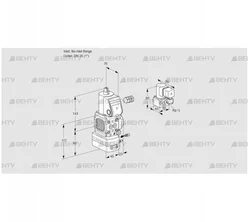 VAG1-/25R/NWAE (88003376) Газовый клапан с регулятором соотношения Kromschroder