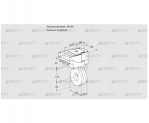 IBA80/65Z05/20-30W3TR10 (88301362) Дроссельная заслонка Kromschroder