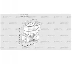 IFC350/50F05-40PPPP/40A2A (88303534) Регулирующий клапан с сервоприводом Kromschroder