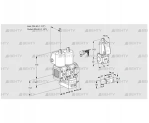 VCD2E40R/40R05FND-50QL/PPZS/3-PP (88104267) Регулятор давления Kromschroder