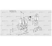 VCG2E40R/40R05NGEWSR8/2-PP/PPZS (88103446) Клапан с регулятором соотношения Kromschroder