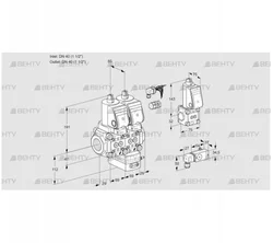 VCG2E40R/40R05NGEWSR8/2-PP/PPZS (88103446) Клапан с регулятором соотношения Kromschroder