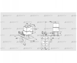 IDR80Z03D100GDW/50-30W20E (88303685) Дроссельная заслонка Kromschroder