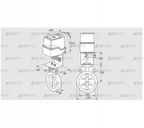 IDR125Z03D100AS/50-60W30TR10 (88303728) Дроссельная заслонка Kromschroder