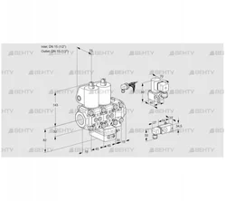 VCG1E15R/15R05NGEVWL/MMBY/2-PP (88100931) Клапан с регулятором соотношения Kromschroder