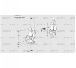 VAS1E25R/--05NWR/PP/BS (88104717) Газовый клапан Kromschroder