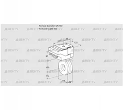 IBA150/100Z05/20-30Q3E (88302738) Дроссельная заслонка Kromschroder