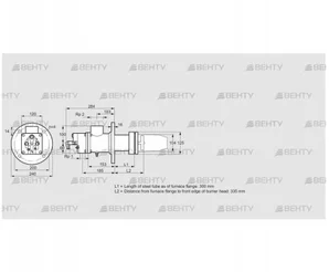 BIC 100RD-300/335-(39)E (84033044) Газовая горелка Kromschroder