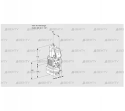 VAG2-/40R/NWAN (88032104) Газовый клапан с регулятором соотношения Kromschroder