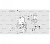 VCV3E50R/50R05NVKWSL3/2-BS/PPPP (88105629) Клапан с регулятором соотношения Kromschroder