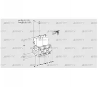 VCS3E40R/40R05NNKL/PPPP/PPPP (88100530) Сдвоенный газовый клапан Kromschroder