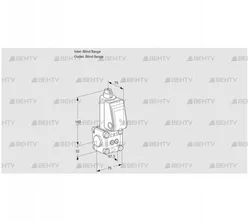 VAS1T-0/NQSR (88024088) Газовый клапан Kromschroder