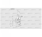 VAD125R/NW-50A (88002214) Газовый клапан с регулятором давления Kromschroder