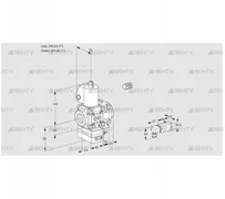 VAG1E25R/25R05GEVWL/2-/PP (88106349) Газовый клапан с регулятором соотношения Kromschroder