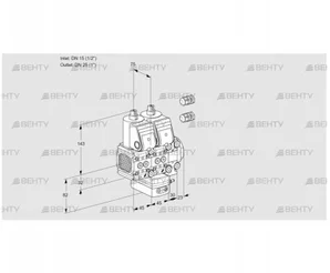 VCD1E15R/25R05FND-25VWR3/PPPP/PPPP (88101563) Регулятор давления Kromschroder