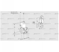 VAS1E15R/15R05NQL/BS/PP (88100145) Газовый клапан Kromschroder