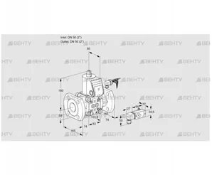 VAS350F/NW (88016164) Газовый клапан Kromschroder