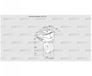 IBA150Z05/20-15W3TR10 (88302096) Дроссельная заслонка Kromschroder