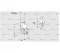 VAS1E25R/25R05NWL/ZS/PP (88100677) Газовый клапан Kromschroder