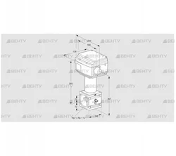 RV 3/GML10Q60S1 (86060640) Регулирующий клапан Kromschroder