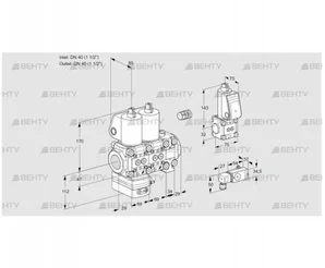 VCD2E40R/40R05D-25NVWL/PPBS/2-PP (88100792) Регулятор давления Kromschroder